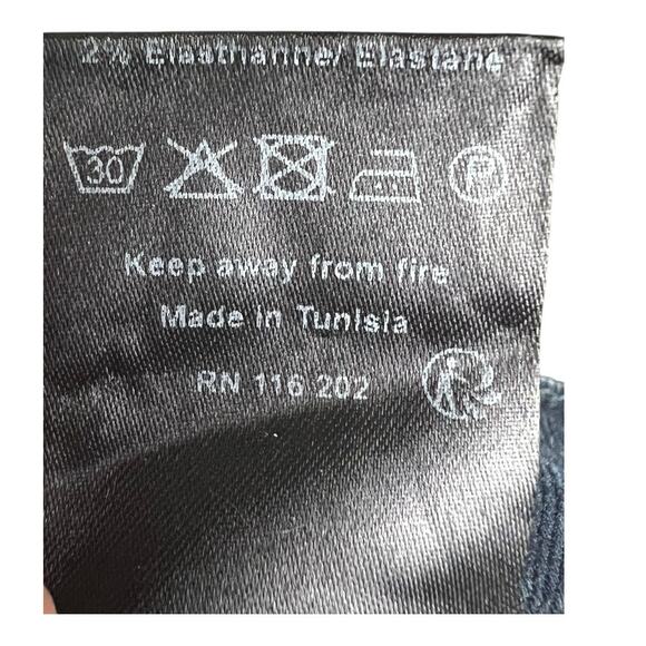 Zadig and Voltaire Jeans Women's 27 Blue Straight Leg Denim Casual Designer - Picture 6 of 7